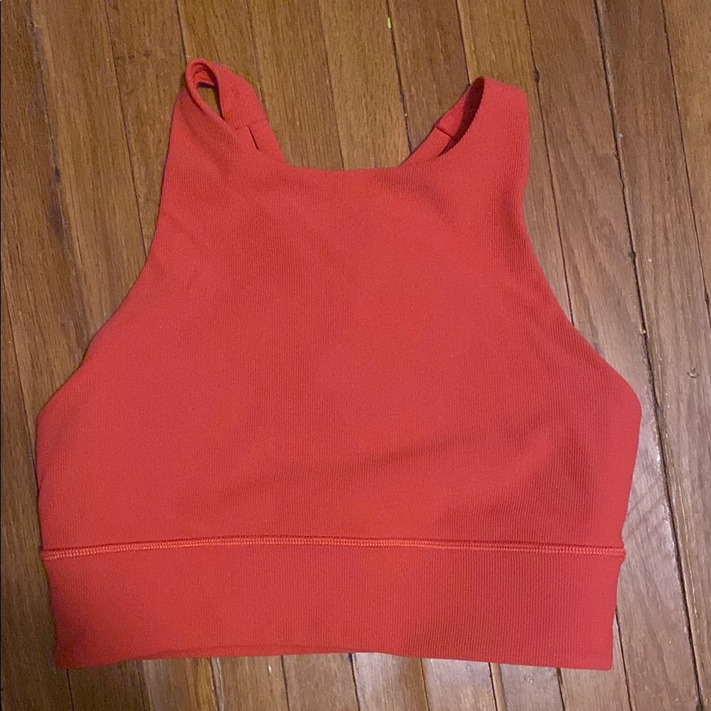 lululemon athletica Tangerine Orange Sports Bra